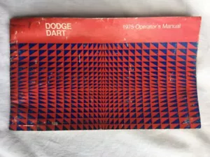 1975 Dodge Dart Original Owners Operator's Manual, not a reprint. - Bild 1 von 2