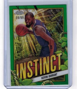 2024-25 Topps Chrome Kevin Durant Instinct Green Refractor #'ed 89/99 - Picture 1 of 1
