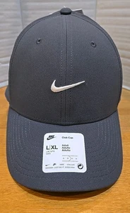 Nike Dri-FIT Structured Club Cap Snapback Adjustable Hat L/XL  Slate Grey Golf - Picture 1 of 8
