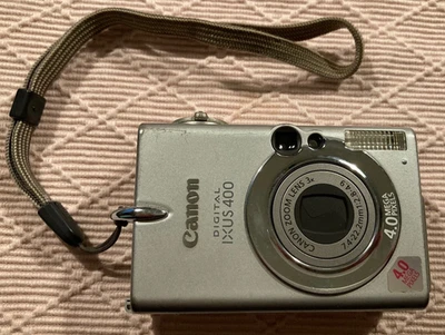 Canon digital IXUS 400 kompakte Digitalkamera mit CF Karte und Transportbox - Bild 1 von 4