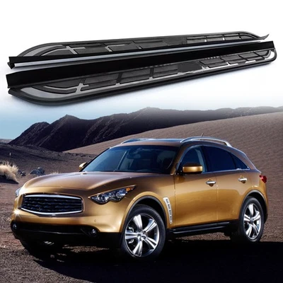 Подножка боковая педаль силовой порог подходит для Infiniti FX 35 37 50 QX70 2009-2018 - Изображение 1 из 4