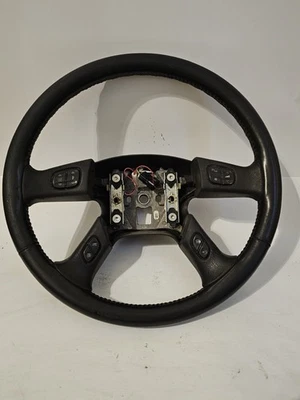 02-09 Chevy Envoy Trailblazer Steering Wheel 03-06 Silverado P15188423 Leather - Image 1 of 4