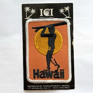 Vintage Hawaii Patch Surf Surfing Surfer Surfboard 70s 1970s New Unused - Bild 1 von 2