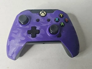 PDP Wired Controller for Xbox One 048-082 NO CORD Purple Camo - Picture 1 of 15