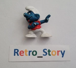 Figurine Schtroumpfs / Smurf - Chemise Rouge - Schleich Peyo - 1980 - W. Germany - Picture 1 of 5