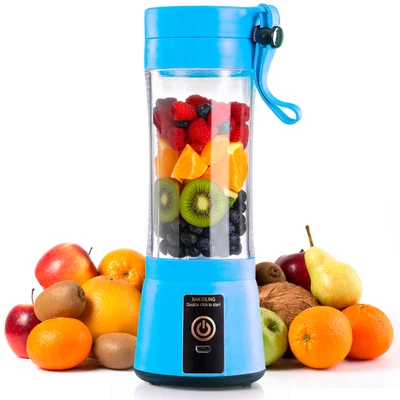 Tragbarer Mixer Persönlicher Mini Mixer Protein Shakes Entsafter Tasse USB Wiederaufladbar - Bild 1 von 4