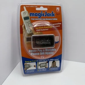 MagicJack USB Phone Jack Free Local & Long Distance Calling - New Sealed - Photo 1/6