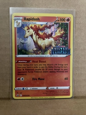 Rapidash - SWSH270 SWSH: Sword & Shield Promo Card Holo - Silver Tempest Stamp - Image 1 of 4