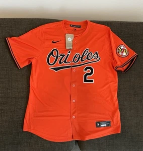 Nike Authentic Baltimore Orioles Gunnar Henderson Orange MLB Jersey Men’s Sz L - Picture 1 of 7