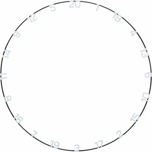 Unicorn Metal Number Dartboard Ring - Complete Outer Ring - Eclipse Ultra - Picture 1 of 1