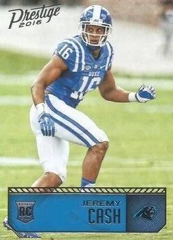 2016 Panini Prestige #300 Jeremy Cash PANTHERS RC - Image 1 of 2