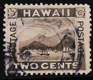 HAWAII ~ #75 ~ KEALAKEKUA CANCEL in PURPLE - Picture 1 of 1