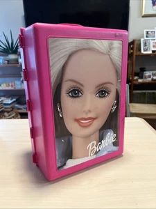 Vintage 2000 Mattel Barbie Puppenkoffer Hartplastik Reiseschrank Tragetasche - Bild 1 von 9