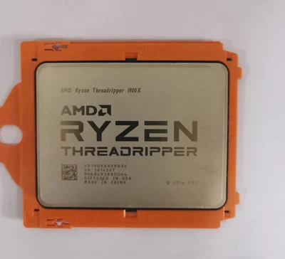 AMD RYZEN Threadripper 1900X TR4 CPU Processor 8-Core 16T 3.8 GHz 180W 16MB - Image 1 of 3