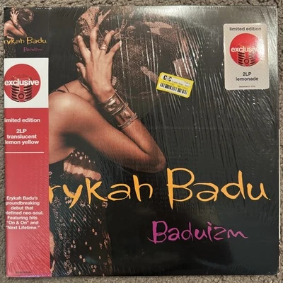 Erykah Badu Baduizm Limited Edition Lemonade Colored Vinyl 2 LP NEW SEALED - Image 1 of 2