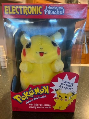 Pokemon eléctrico vintage 1999 te elijo pikachu Foto 1 de 4