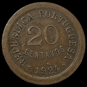1924 Portugal 10 Centavo Weltmünze KM# 574 Lot C11-54 - Bild 1 von 8