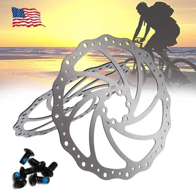 ZOOM MTB Bicycle Disc Brake Rotors 140mm 160mm 180mm 203mm SRAM/Shimano 6 Bolts - Image 1 of 4