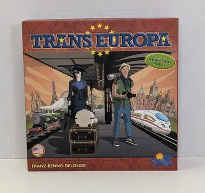 Trans Europa Board Game Rio Grande Games Winsome 2018 Complete Sleeved Cards - Image 1 of 4