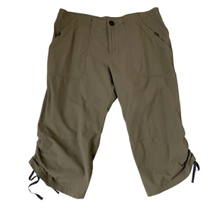 Eastern Mountain Sports Capri Wanderhose Damen Größe 12 taupe Outdoor Trailing - Bild 1 von 11