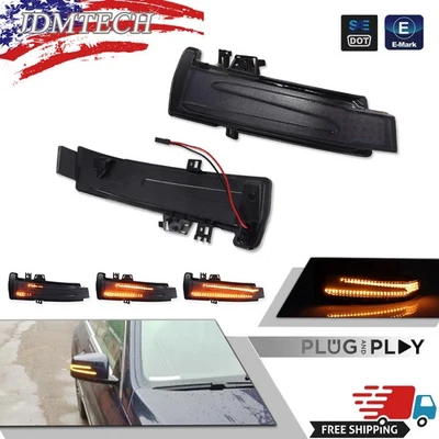 Luces LED de espejo lateral de 2 piezas para Benz W176 W246 W204 W212 C117 W218 X156 X204 W221 Foto 1 de 4