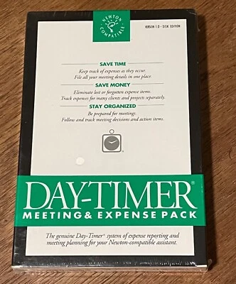 Apple Newton Day-Timer Meeting & Expense Pack M2773LL/A unopened original shrink - Image 1 of 4