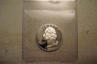 1996-S PROOF SILVER WASHINGTON QUARTER - Image 1 of 2