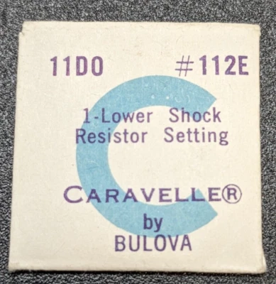 RELOJ BULOVA CARAVELLE 11DO NUEVO DE STOCK ORIGINAL RESISTENCIA DE CHOQUE INFERIOR AJUSTE PARTE 112E Foto 1 de 2