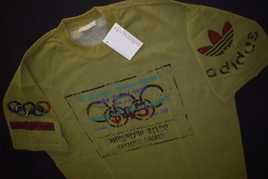 Adidas T-Shirt Olympia Olympic Games 1932 Lake Placid Vintage Deadstock M L NEW - Picture 1 of 6