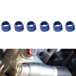 6x Kit de cubierta de válvula de purga de aluminio para Ducati Monster Hyperstrada Streetfighter - Imagen 1 de 6