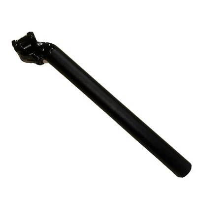 Tija de sillín de bicicleta 27,2 mm x 290 mm negra carretera MTB poste 20 mm abrazadera de retroceso Foto 1 de 4