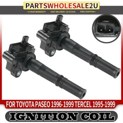 Juego de 2 bobinas de encendido para Toyota Paseo 96-99 Tercel 95-99 L4 1.5L 9091902213 Foto 1 de 4