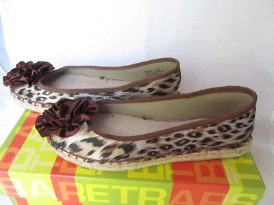 Zapatos BARETRAPS BOOST BT20165 planos sin cordones estampado animal talla 6 nuevos M Foto 1 de 4