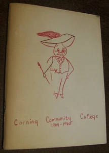 1964-65 VINTAGE CORNING NY COMMUNITY COLLEGE YEARBOOK CATALOG - Picture 1 of 4
