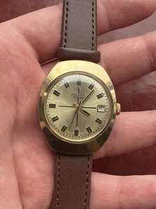 Vintage RARE Men WIRST WATCH POLJOT ПОЛЕТ 17 JEWELS USSR AU10 - Picture 1 of 9