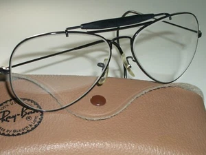 1960's 62mm VINTAGE B&L RAY BAN PHOTOCHROMIC CABLE-WRAPS AVIATOR SUNGLASSES MINT - Picture 1 of 8