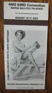 ELVGREN PIN-UP GIRLIE: CINCINNATI, OHIO (2003 MATCHBOOK MATCHCOVER) -F17 - Picture 1 of 1