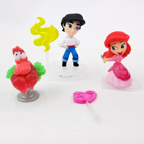 Disney Princess Comics Minis Little Mermaid Ariel Eric Sebastian Figures Hasbro Cover