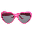 2 Pair Oversized Heart Shaped Sunglasses Plastic Frame Eyewear Anti-UV Glasses T