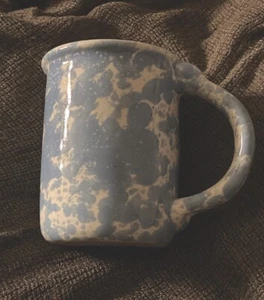 Bennington Potters 1967 Coffee Cup Mug Blue & White - Picture 1 of 4