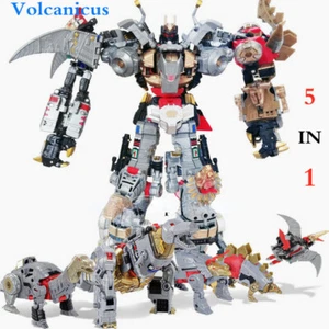 New BPF Volcanicus Dinobot 5 In 1 Power of the Primes Figure 13" Toys NO BOX - Picture 1 of 15