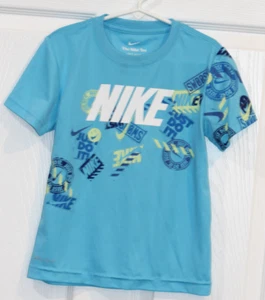*YOUTH SIZE 6 THE NIKE TEE BRAND SILKY BLUE TEE   5-2-4 - Picture 1 of 5