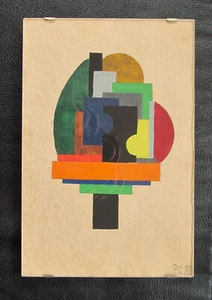 Russische Avantgarde Bauhaus Aquarell Russland wohl 20.Jhd - Bild 1 von 5