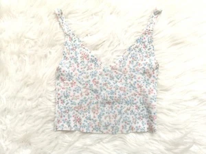 TOP DE MUJER ZARA DE PUNTO SIN MANGAS CUELLO EN V RECORTADO TALLA S - Imagen 1 de 8