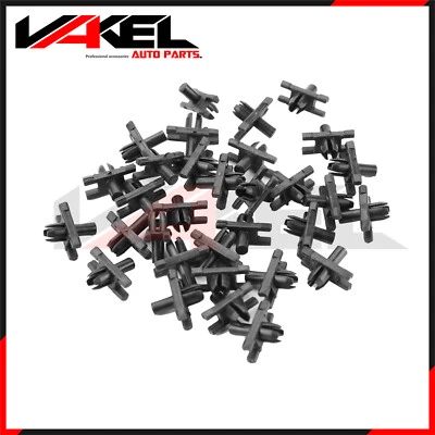 50 Pcs For BMW E10 1602 2002 2002Tii Body Side Moulding Clips Upper Belt Molding - Image 1 of 4