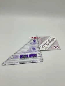 Marti Michell #8967 Juego Pequeño Diagonal Regla Triangular 3"" - 9"" Bloques - Usado - Imagen 1 de 4