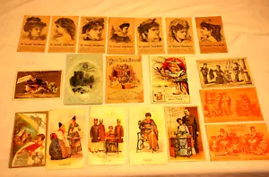 39. Victorian Trade 19 Karten Vintage Werbung - Nähmaschine Singer President - Bild 1 von 15