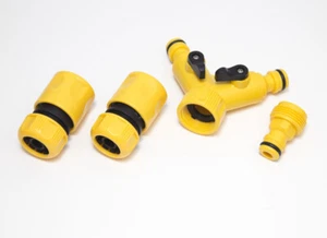 Conjunto De Conectores Manguera 2X Ajuste Rápido 1 X 3 Manera Apagado 1X - Imagen 1 de 1