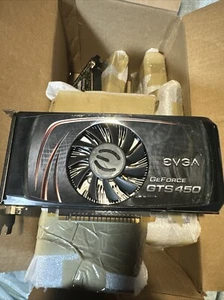 EVGA Nvidia GeForce GTS 450 1GB GDDR5 PCI Express x16 Video Card GTS450NV-LF - Picture 1 of 8