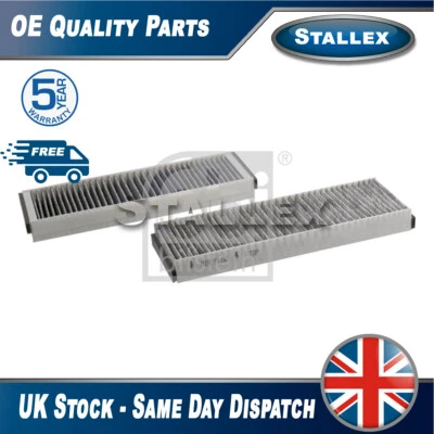 Fits Audi A6 2004-2011 Cabin Filter Set Stallex 4F0898438C - Image 1 of 2